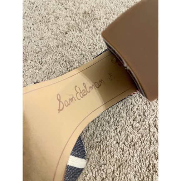 2/$25✨Sam Edelman Susie Heeled Sandal Striped 5.5 - Picture 7 of 7